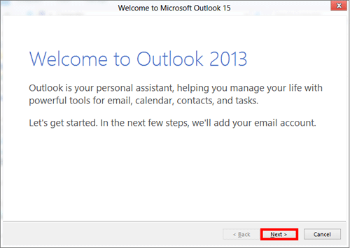 Welcome to Outlook